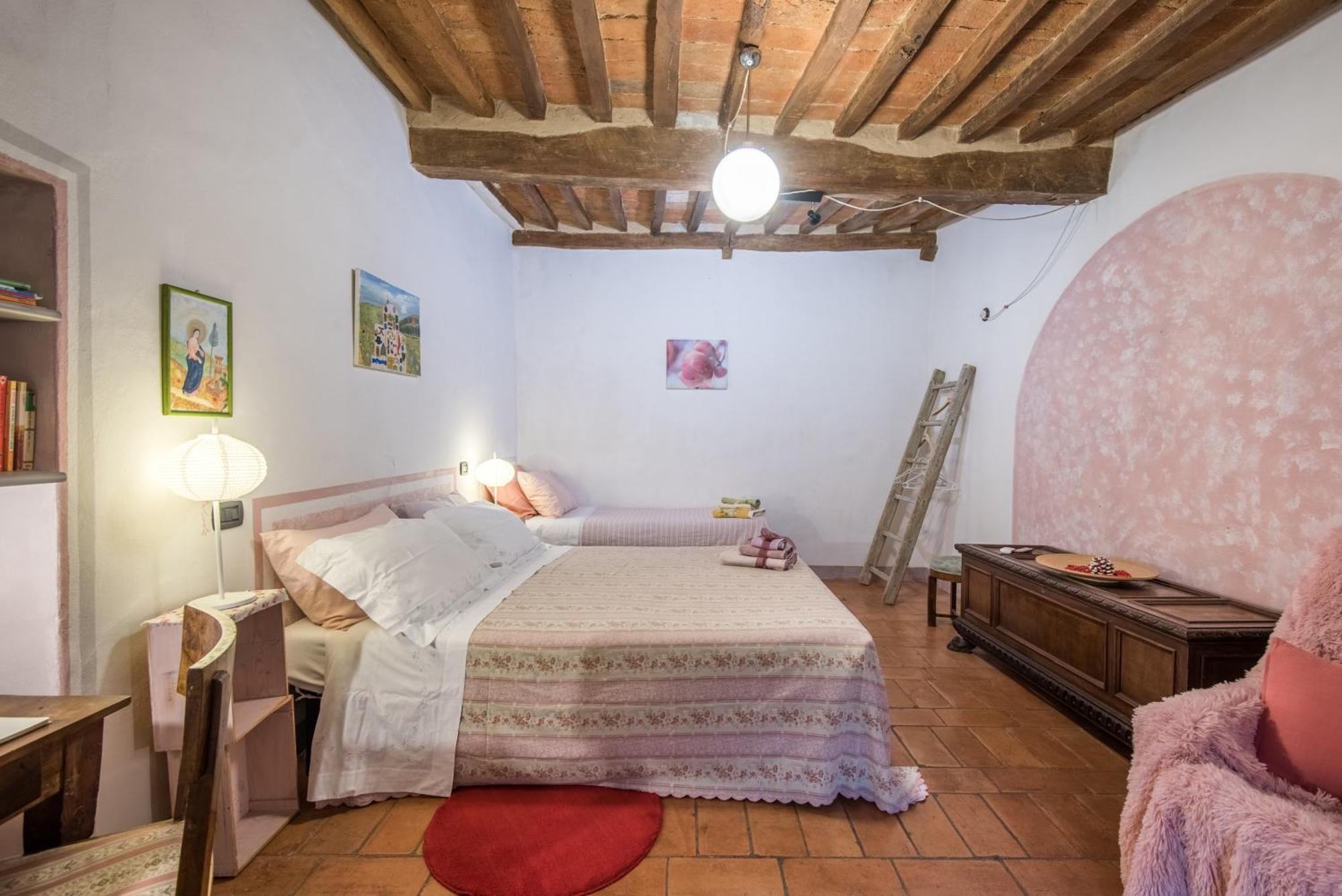 La Casa Gialla Di Buonconvento Bagian luar foto